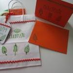 Hand-crafted Gift Bag With Matching Tag And..